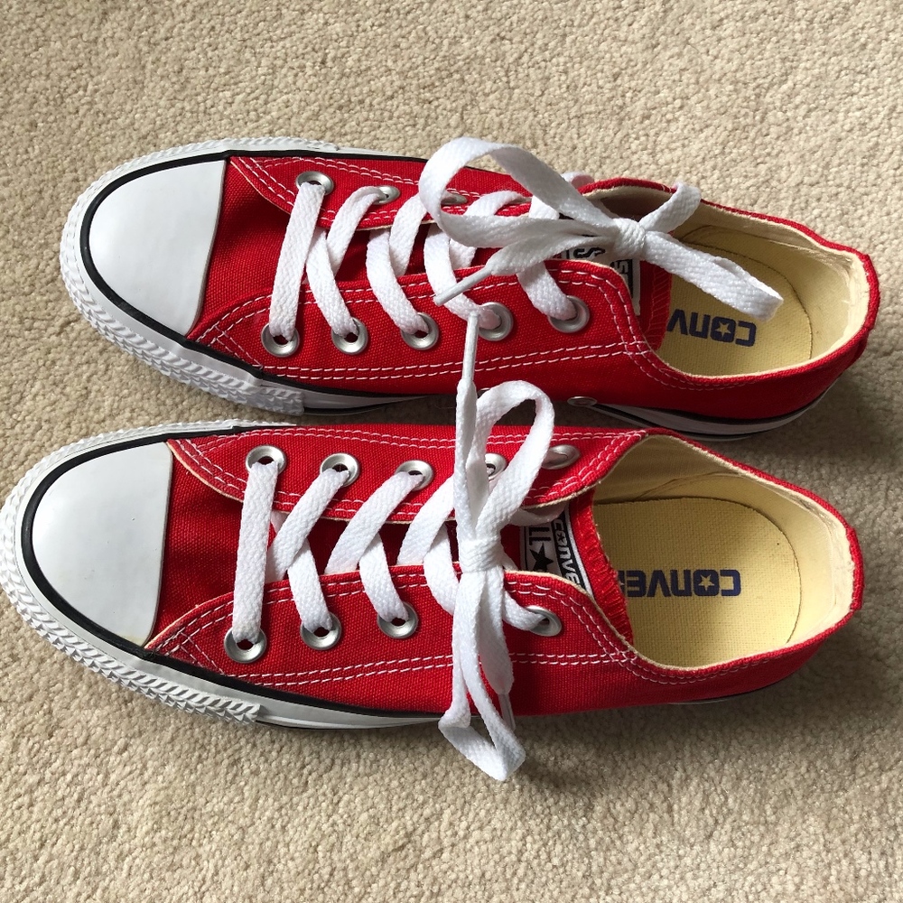 **NEW** Converse All-Star Red Sneakers - Woman's 5